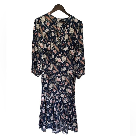 Anthropologie Dresses & Skirts - Anthropologie dRA Blue Floral Boho Messie Dress - Size Medium
